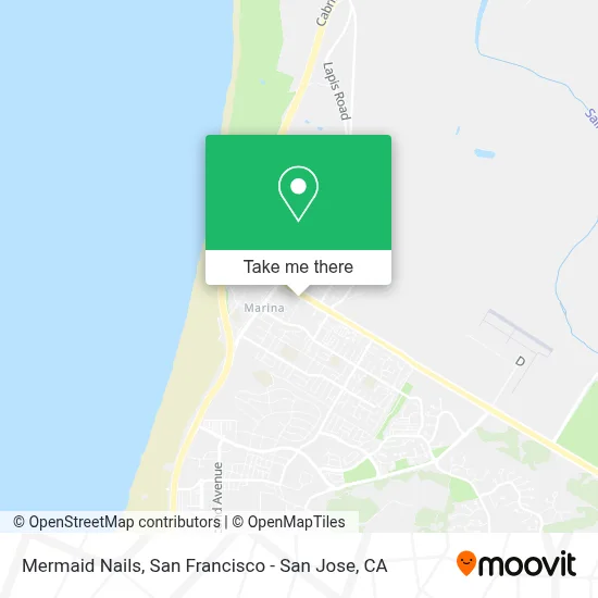 Mermaid Nails map