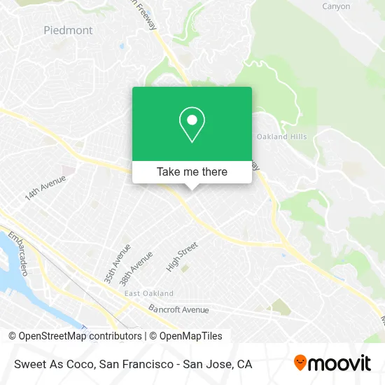 Sweet As Coco map