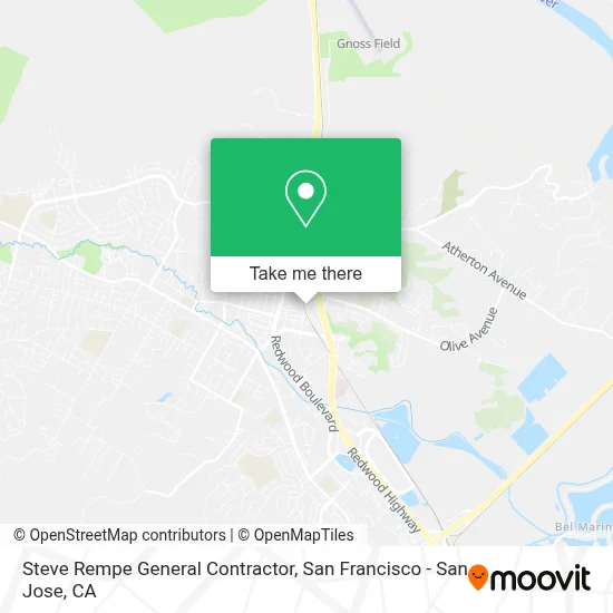 Steve Rempe General Contractor map