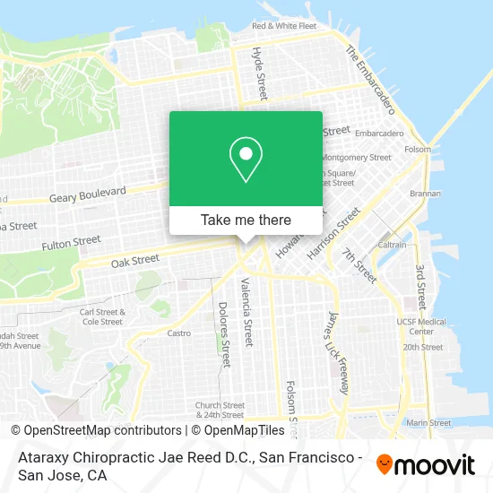 Ataraxy Chiropractic Jae Reed D.C. map