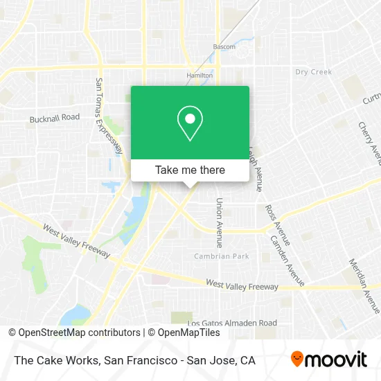 The Cake Works map