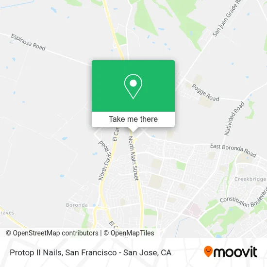 Protop II Nails map