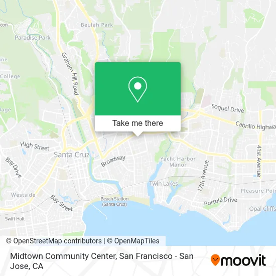 Midtown Community Center map