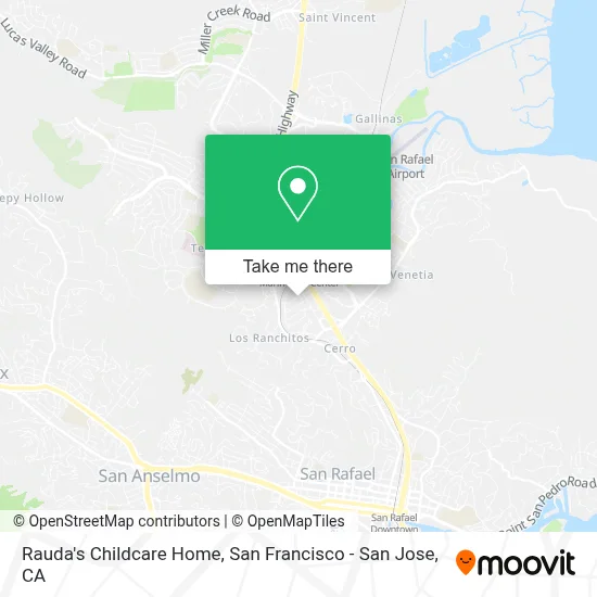 Rauda's Childcare Home map