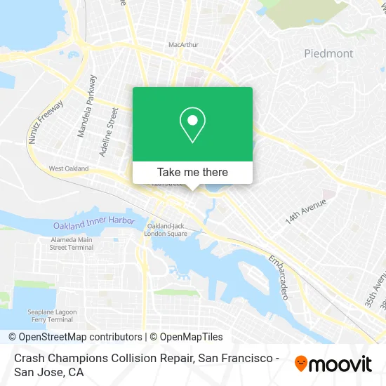 Crash Champions Collision Repair map