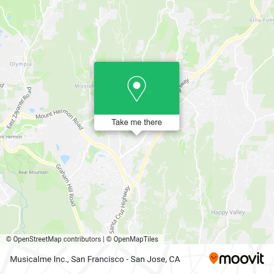 Musicalme Inc. map