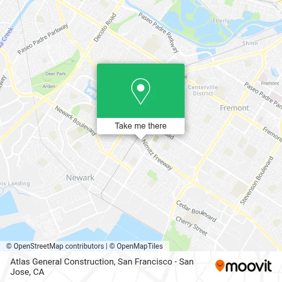 Atlas General Construction map