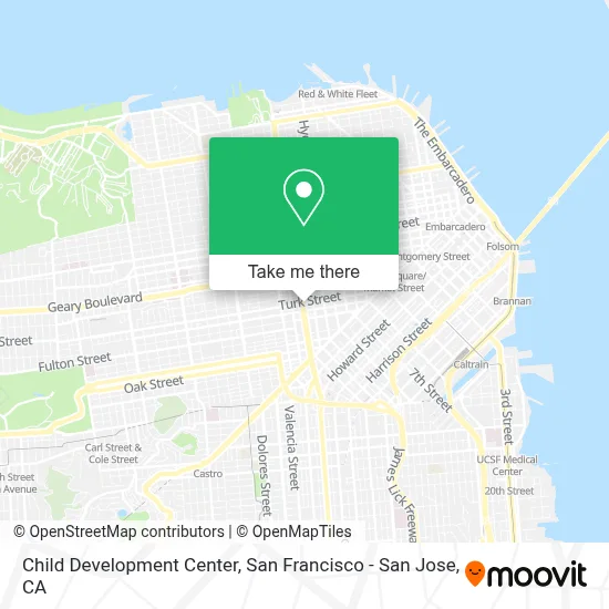 Child Development Center map