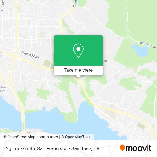 Yg Locksmith map