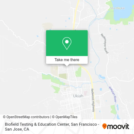 Biofield Testing & Education Center map