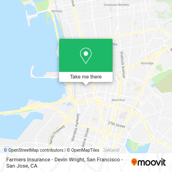 Farmers Insurance - Devin Wright map