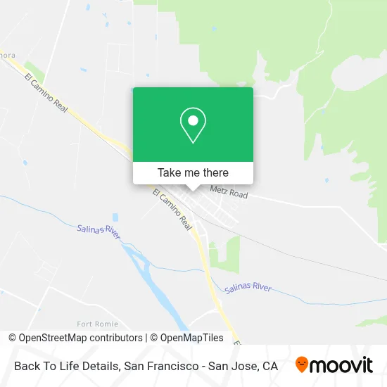 Back To Life Details map