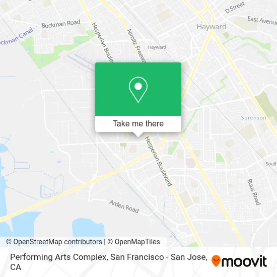 Performing Arts Complex map