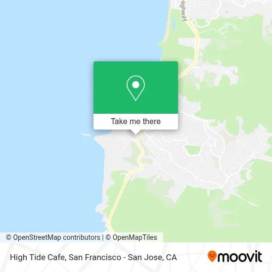 High Tide Cafe map