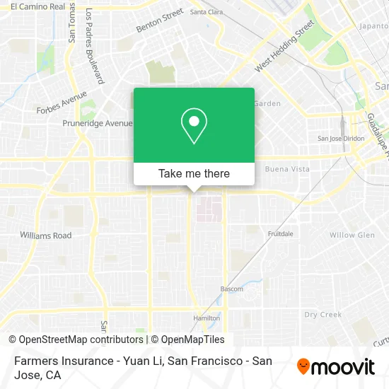 Farmers Insurance - Yuan Li map