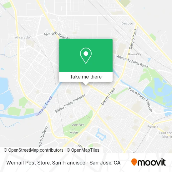 Wemail Post Store map