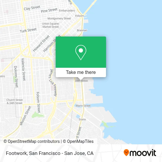 Footwork map