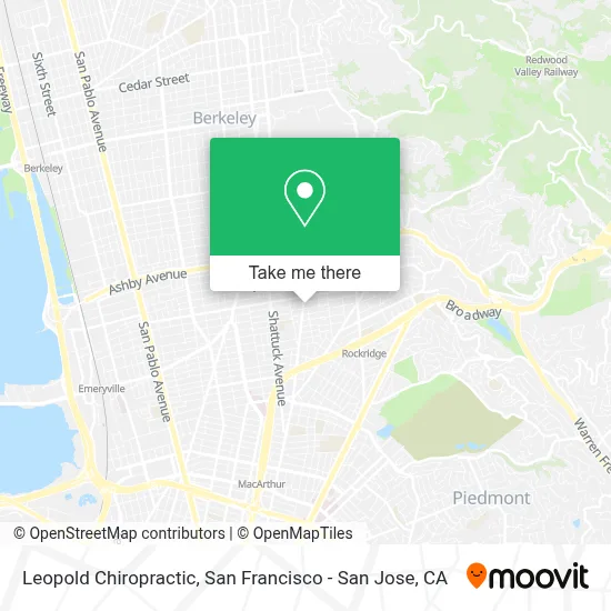 Leopold Chiropractic map