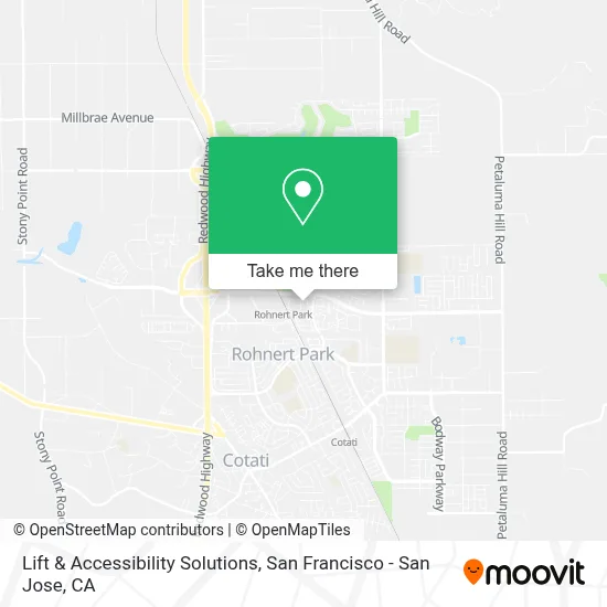 Lift & Accessibility Solutions map