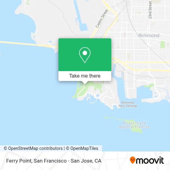 Ferry Point map