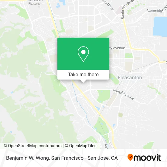 Benjamin W. Wong map