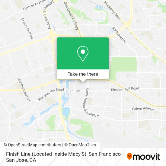 Finish Line (Located Inside Macy'S) map