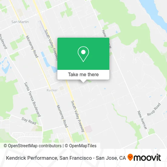 Kendrick Performance map