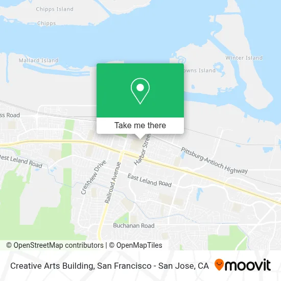 Creative Arts Building map