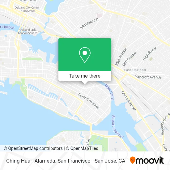 Ching Hua - Alameda map