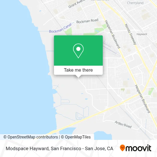 Modspace Hayward map