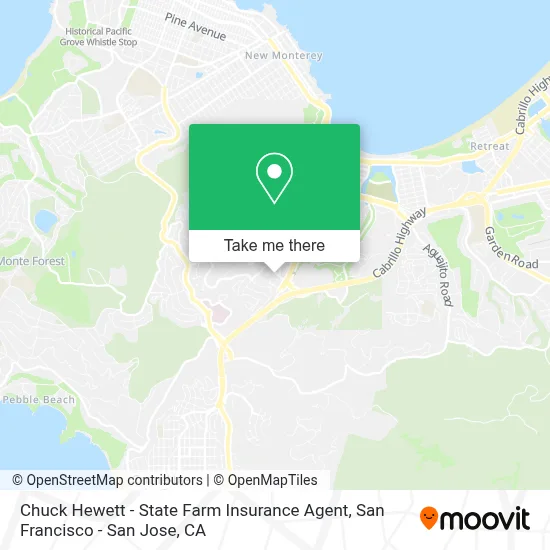 Chuck Hewett - State Farm Insurance Agent map