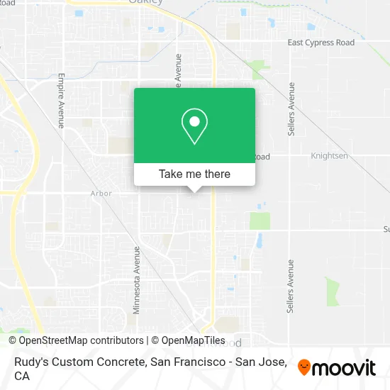 Rudy's Custom Concrete map