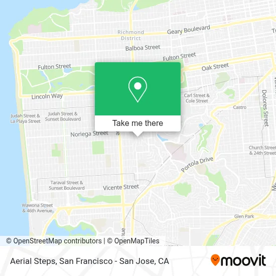 Aerial Steps map