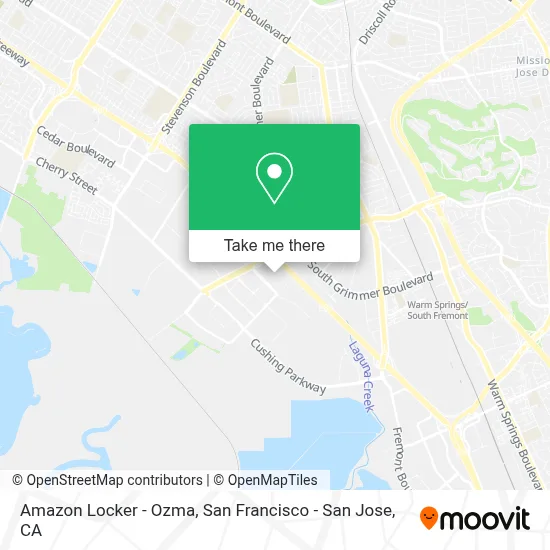 Amazon Locker - Ozma map