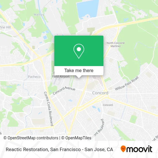 Reactic Restoration map
