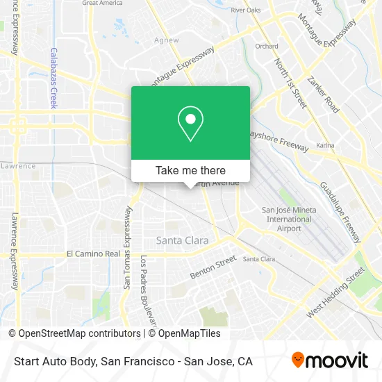 Start Auto Body map
