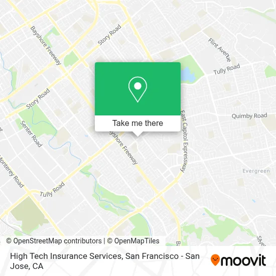 High Tech Insurance Services map