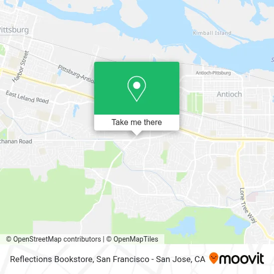 Reflections Bookstore map