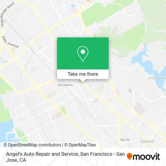 Angel's Auto Repair and Service map