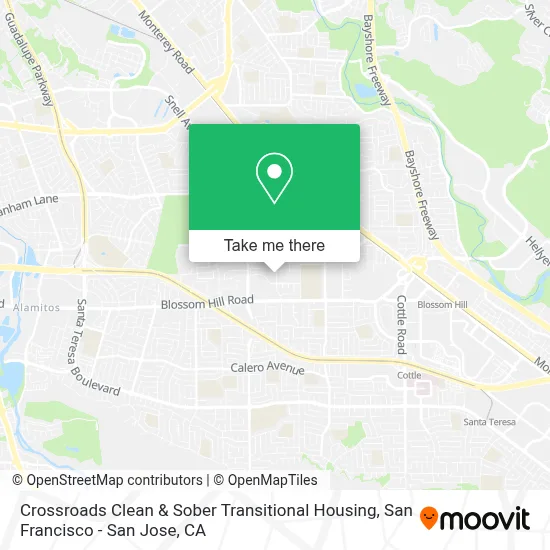 Crossroads Clean & Sober Transitional Housing map
