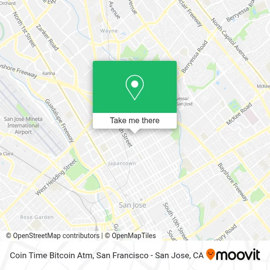 Coin Time Bitcoin Atm map