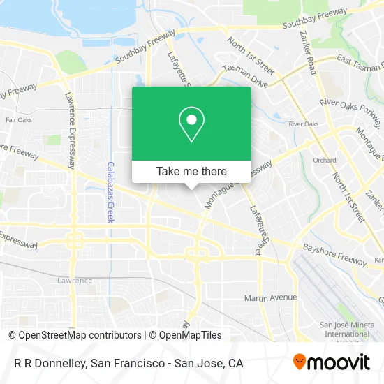 R R Donnelley map