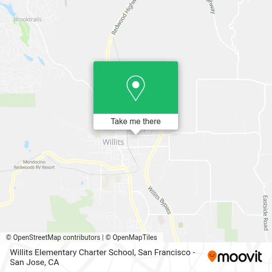 Willits Elementary Charter School map