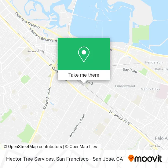 Hector Tree Services map