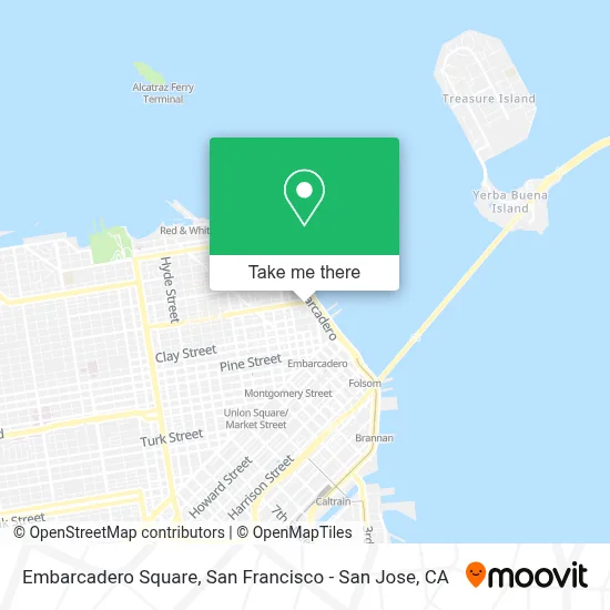 Embarcadero Square map