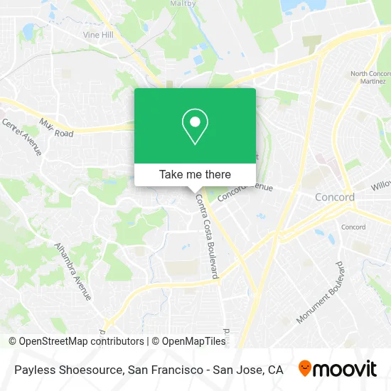 Payless Shoesource map