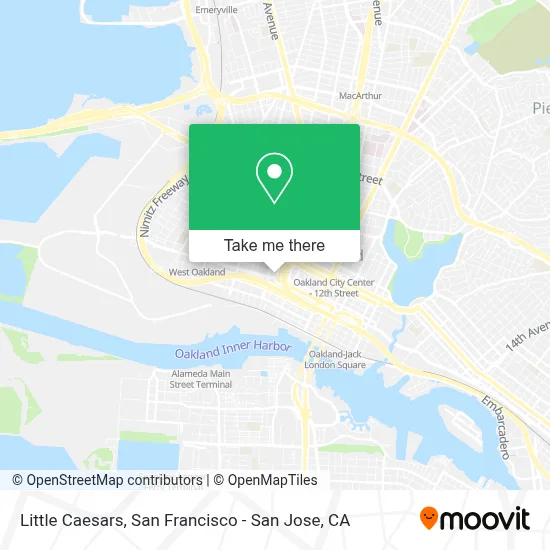 Little Caesars map