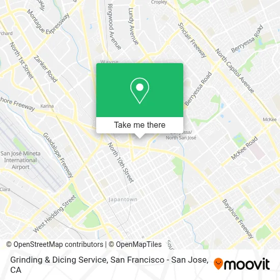 Grinding & Dicing Service map