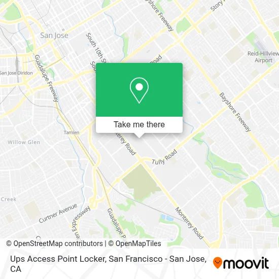 Ups Access Point Locker map