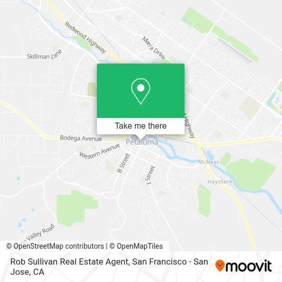 Rob Sullivan Real Estate Agent map
